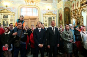 Пасхальная вечерня в храме Покрова Пресвятой Богородицы г.Саратова