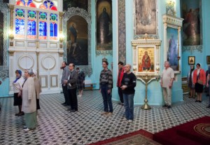 Всенощное бдение в храме в честь Сошествия Святого Духа г.Саратова