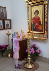 Божественная литургия в храме во имя святителя Луки (Войно-Ясенецкого), исповедника, при 3-й городской клинической больнице г. Саратова