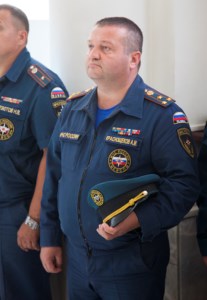 Сотрудники Главного управления МЧС России по Саратовской области помолились перед иконой Божией Матери «Неопалимая Купина»