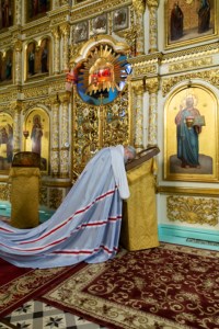 Божественная литургия в храме Сошествия Святого Духа г. Саратова