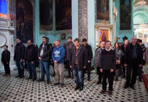 Утреня Великой Субботы с Чином погребения в храме в честь Сошествия Святого Духа г. Саратова