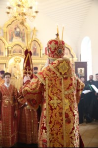 Великое освящение храма святой великомученицы Екатерины г. Саратова и Божественная литургия в новоосвященном храме