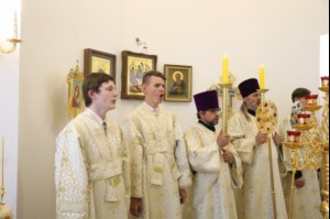 Всенощное бдение в храме во имя апостола и евангелиста Иоанна Богослова г.Саратова