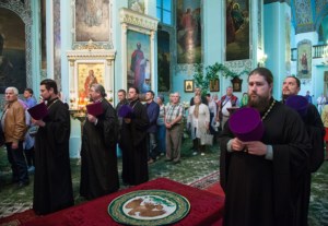 Всенощное бдение в храме Сошествия Святого Духа г. Саратова
