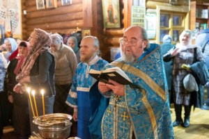 Божественная литургия в храме в честь Сретения Господня г.Саратова