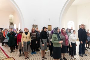 Литургия Преждеосвященных Даров в храме во имя преподобного Сергия Радонежского г.Саратова