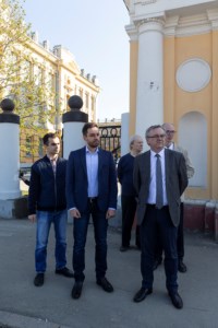 Литургия Преждеосвященных Даров, малое повечерие и утреня Великого Четвертка на Архиерейском подворье — в храме во имя святых равноапостольных Мефодия и Кирилла при СГУ