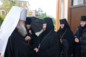 Божественная литургия в Свято-Алексиевском женском монастыре г. Саратова