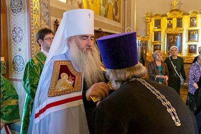 Всенощное бдение в Свято-Троицком кафедральном соборе г.Саратова