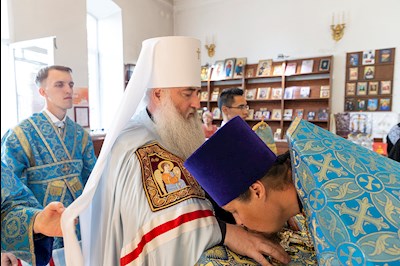 Всенощное бдение в храме Рождества Христова г. Вольска