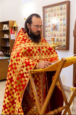 Божественная литургия в храме Воскресения Христова г. Саратова