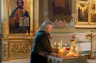 Всенощное бдение в храме Покрова Пресвятой Богородицы г. Саратова