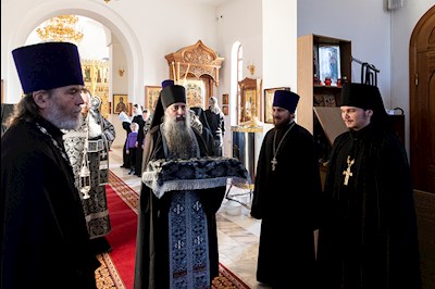 Литургия Преждеосвященных Даров и монашеский постриг в Свято-Алексиевском женском монастыре г. Саратова