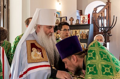 Всенощное бдение в храме преподобного Сергия Радонежского г. Саратова