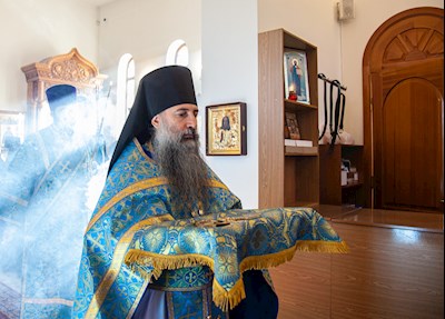 Божественная литургия в Свято-Алексиевском женском монастыре г. Саратова