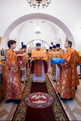 Митрополит Игнатий совершил Божественную литургию в Петропавловском храме Саратова