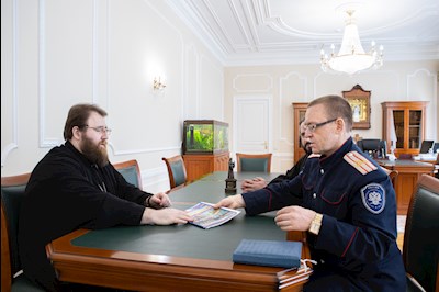 Митрополит Игнатий встретился с атаманом Андреем Фетисовым