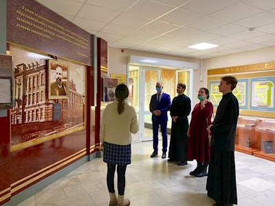Представители и гость епархии встретились с проректором СГУ
