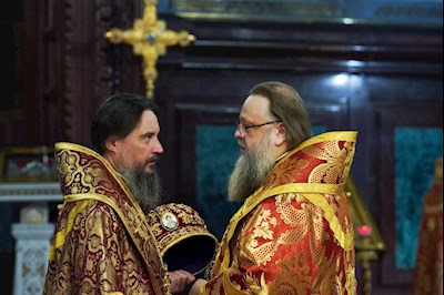 Митрополит Игнатий принял участие в Божественной литургии и торжествах в день тезоименитства Святейшего Патриарха Кирилла