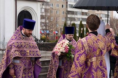 Литургия в храме великомученика Георгия Победоносца г. Саратова
