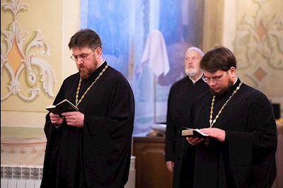 Митрополит Игнатий совершил всенощное бдение в Покровском соборе г. Саратова