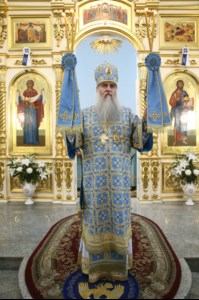 Божественная литургия в храме в честь Покрова Пресвятой Богородицы г.Петровска