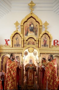 Великое освящение храма святой великомученицы Екатерины г. Саратова и Божественная литургия в новоосвященном храме