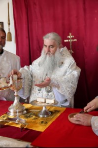 Божественная литургия в храме во имя Архангела Михаила с. Михайловка Саратовского района