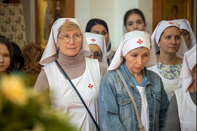 Митрополит Игнатий совершил Божественную литургию в Свято-Алексиевском женском монастыре г. Саратова
