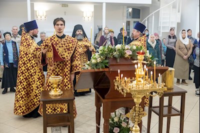 Встреча ковчега с мощами мученицы Татианы