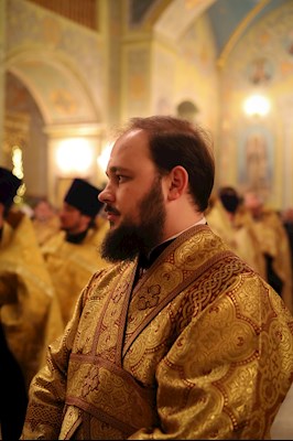 Великая рождественская вечерня в Покровском соборе г. Саратова
