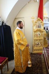 Великое освящение храма в честь святого благоверного князя Михаила Черниговского и боярина его Феодора г. Саратова