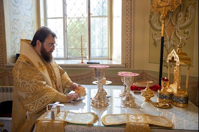 Митрополит Игнатий совершил Божественную литургию в Покровском соборе г. Саратова