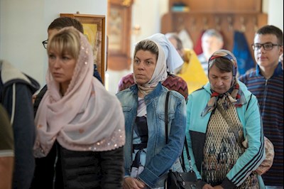 Митрополит Игнатий совершил Божественную литургию в Свято-Алексиевском женском монастыре г. Саратова