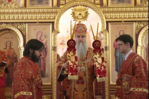 Великое освящение храма святой великомученицы Екатерины г. Саратова и Божественная литургия в новоосвященном храме