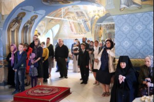 Крещальная литургия в Свято-Троицком кафедральном соборе г.Саратова
