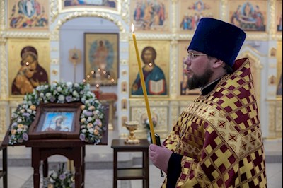 Встреча ковчега с мощами мученицы Татианы
