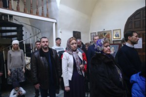 Божественная литургия в храме во имя святителя и чудотворца Николая на Елшанском кладбище г. Саратова