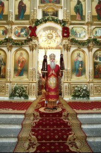 Божественная литургия в храме в честь Покрова Пресвятой Богородицы г. Саратова