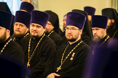 Митрополит Игнатий возглавил ежегодное Епархиальное собрание духовенства Саратовской епархии