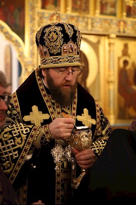 Литургия Преждеосвященных Даров в Свято-Алексиевском женском монастыре г. Саратова
