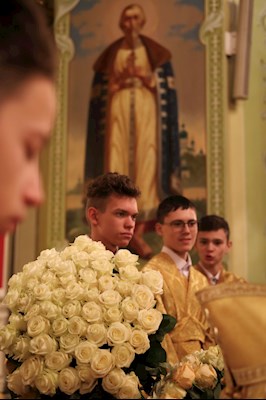 Великая рождественская вечерня в Покровском соборе г. Саратова