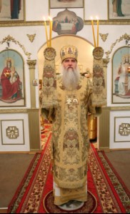 Божественная литургия в храме в честь Покрова Пресвятой Богородицы р.п. Новые Бурасы