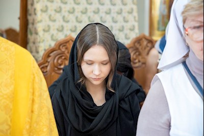 Митрополит Игнатий совершил Божественную литургию в Свято-Алексиевском женском монастыре г. Саратова