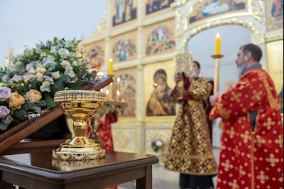 Встреча ковчега с мощами мученицы Татианы