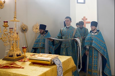 Митрополит Игнатий совершил Божественную литургию в храме святого апостола и евангелиста Иоанна Богослова с. Казанла Базарно-Карабулакского района