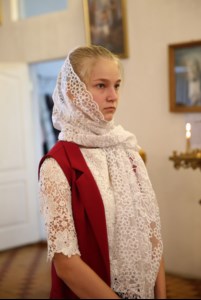 Божественная литургия в храме в честь Покрова Пресвятой Богородицы р.п. Новые Бурасы