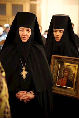 Литургия Преждеосвященных Даров в Свято-Алексиевском женском монастыре г. Саратова