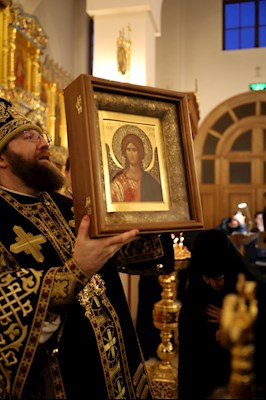Литургия Преждеосвященных Даров в Свято-Алексиевском женском монастыре г. Саратова